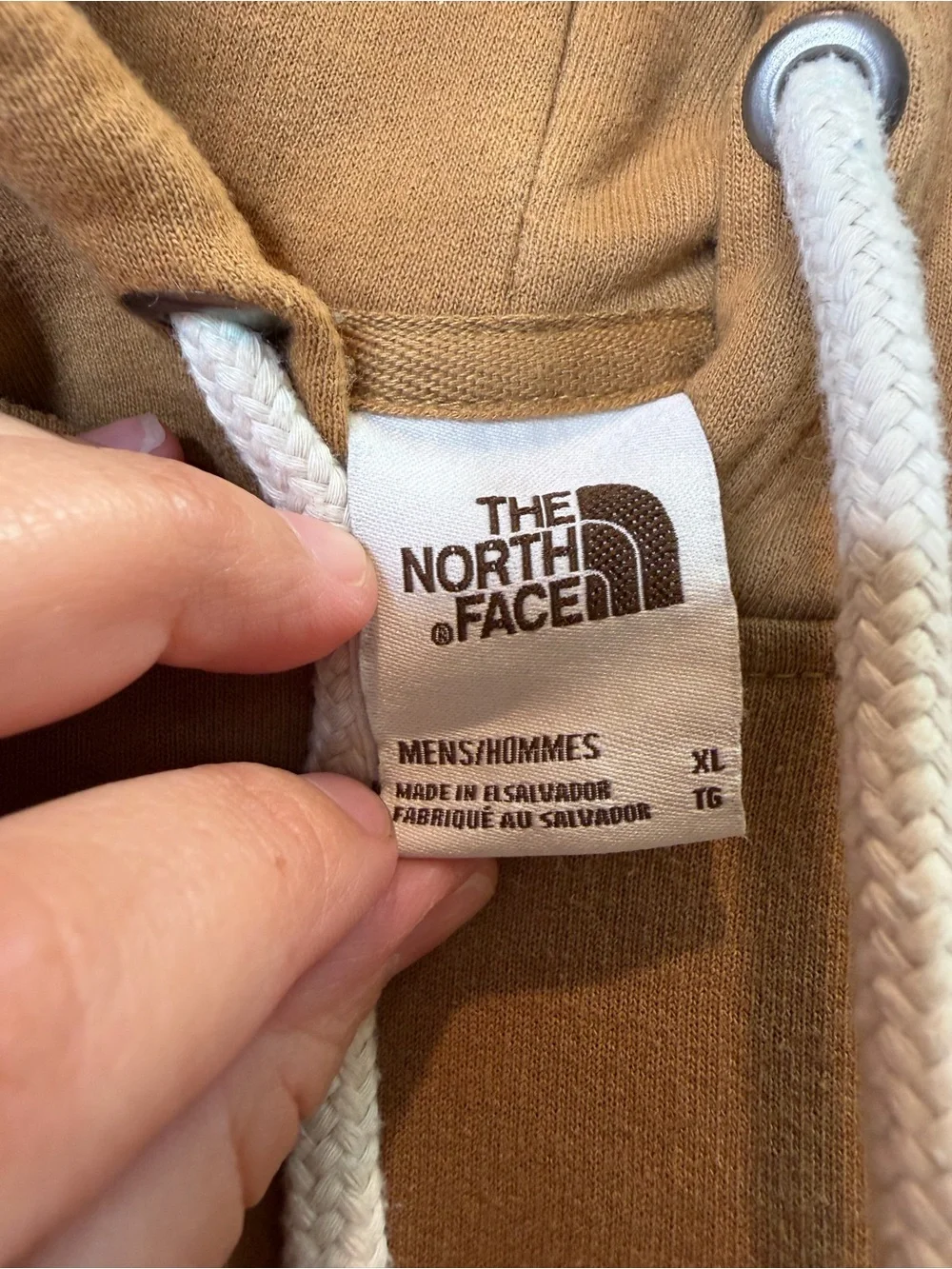 The North Face Men’s Brown Hooded Pullover Sweatshirt New Without Tags